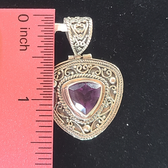 Bali Amethyst Pendant - Picture 6 of 7
